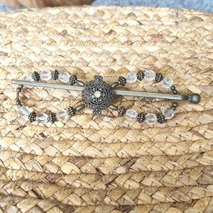 Dark bronze x-large Lillarose flexi clip.